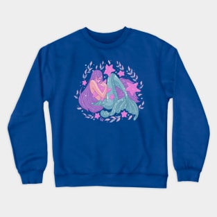 Starfish Mermaid Hugs Crewneck Sweatshirt